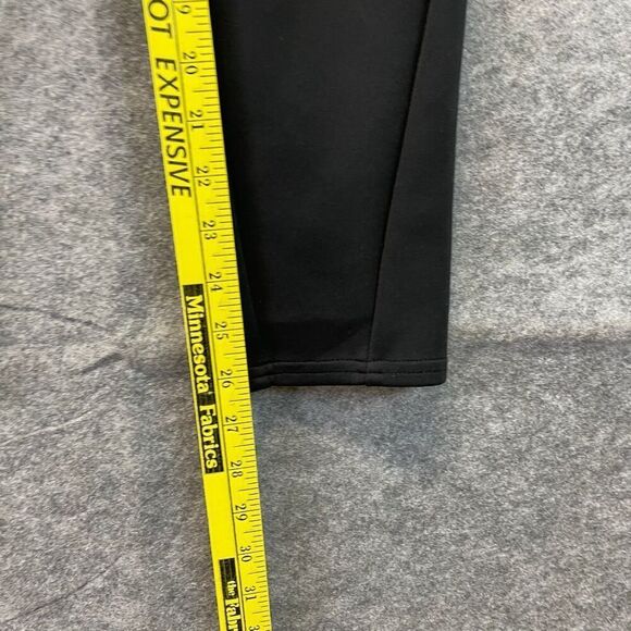 L'AMOUR NANETTE LEPORE Pants Womens Large Black Flat Front Ankle Stretch Pull On - Picture 6 of 15